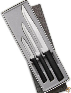 yN[|zMzRada Cutlery Housewarming Knife Gift Set - 3 Piece Stainless Steel Knives 