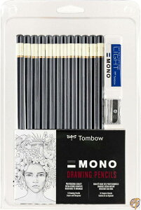 y|Cg3{!42028ԁzProfessional Drawing Pencils 12/Pkg-6B,5B,4B,3B,2B,B,HB,F,H,2H,3H,4H (sAi)