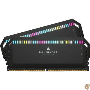 �y�|�C���g2�{!19��-20���zCORSAIR iCUE DDR5-5600MHz �f�X�N�g�b�vPC�p ������ DOMINATOR PLATINUM RGB �V���[�Y �u���b�N (PC5-44800) 64GB [32GB×2��] CMT64GX5M2X5600C40