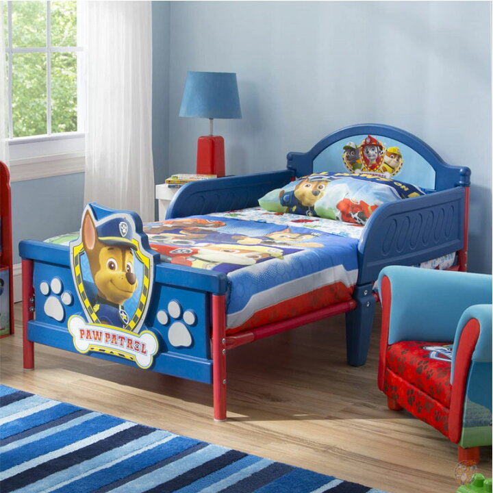 楽天市場】パウ・パトロール 幼児用ベッドフレーム PAW PATROL パウ 