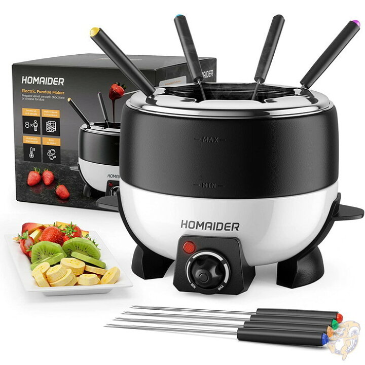 楽天市場】ホーメイダー 電気フォンデュポット Homaider チョコレート 