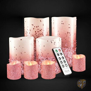 y|Cg3{4&5zdrtFCN Lh 8Zbg NX}X Ɩ 8 Pack LED Candles Battery Operated fR[V NX}X  Cg C~l[V p[eB[ Ce