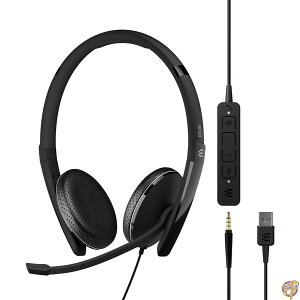 EPOS | SENNHEISER ADAPT 165T USB II (1000902) - LwbhZbg 3.5mm WbN/USB-A ڑ