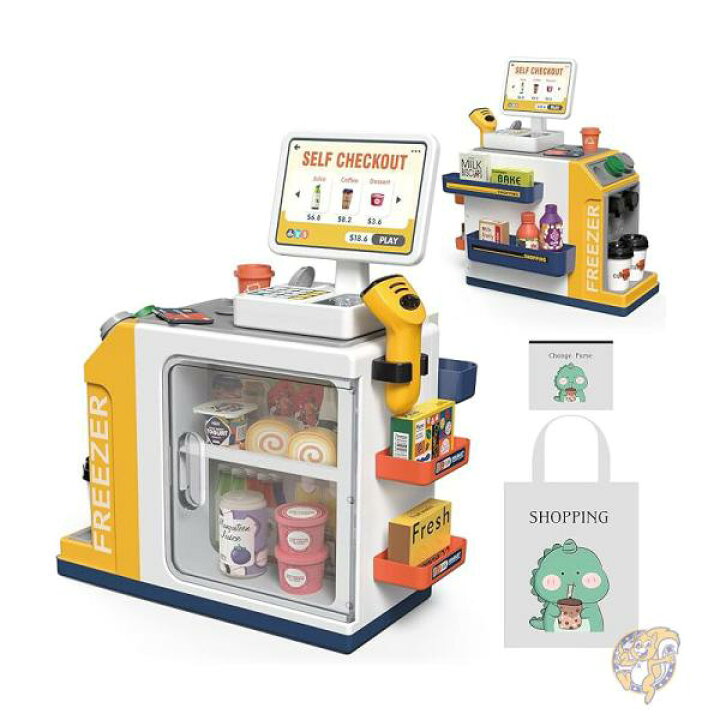 楽天市場】【ポイント2倍!15日】子供用おもちゃ レジ セット 電卓 