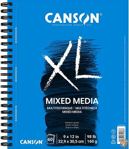 �y�N�[�|���z�M���zCanson XL Multi-Media Spiral Paper Pad 9X12-60 Sheets (���s�A���i) ��������
