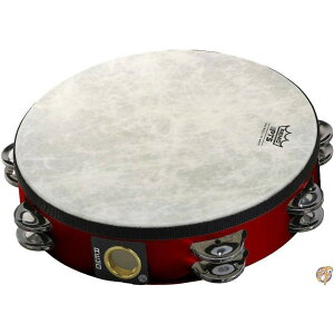 [����]Remo Fiberskyn Tambourine Quadura Deep Red, 8 TA-5208-52 [���s�A���i]