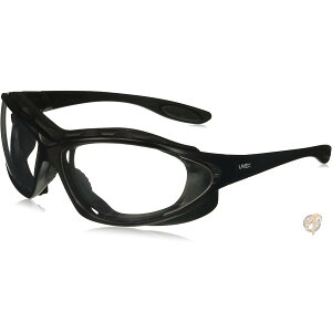 Uvex S0600D Seismic Safety Eyewear, Black Frame, Clear Dura-Streme Hardcoat/Anti-Fog Lens/Headband by Uvex [sAi] 