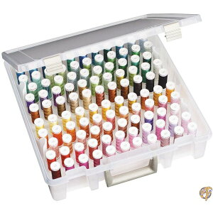 yő2000~N[|26ԁzArtBin Super Satchel Box W/Removable Thread Trays-15"X14"X3.5" (sAi) 
