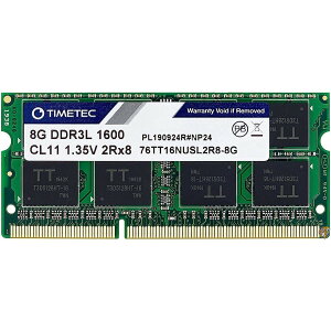 y|Cg3{4&5zTimetec nCjbNX IC 8 GB DDR3L 1600 MHz PC3L 12800  ECC obt@[ 1.35 v 