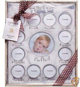 �y�N�[�|���z�M���zCarter's Year of Photos Frame - Silver by Carter's [���s�A���i]