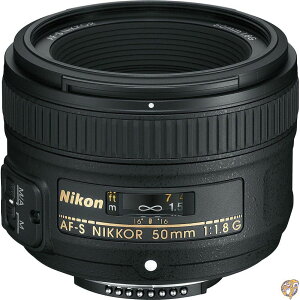 Nikon �P�œ_�����Y AF-S NIKKOR 50mm f/1.8G �t���T�C�Y�Ή�
