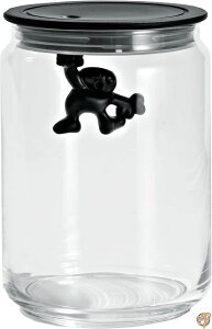 �y���K�A���i�z ALESSI �A���b�V�B GIANNI �L�b�`���{�b�N�X M�T�C�Y(900ml)/�u���b�N AMDR05 B ��������