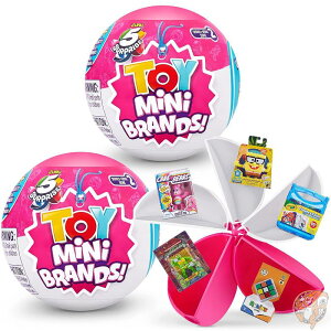 【1000円/555円クーポン配信中】Mini Brands ミニブランド 5サプライズ 5 Surprise ミニブランド シリーズ2 おもちゃ ミニチュア フィギュア トイ ミステリーカプセル 2個セット 海外版 カプセルトイ