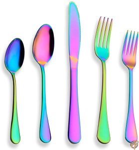 y|Cg3{!1428ԁz(20pcs) - Berglander Flatware Set 20 Piece, Stainless Steel With Titanium 