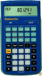 Calculated Industries 4400 Tradesman Calc Trades Math and Conversion