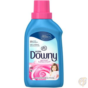 【1000円/555円クーポン配信中】ダウニー Downy ウルトラ プラス 液体柔軟剤 エープリル フレッシュの香り 19Fl oz(0.56リットル) 23回分 アメリカ洗剤 送料無料