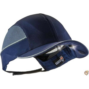 Ergodyne Skullerz 8960 LED Bump Cap with Short Brim, Navy by [sAi]
