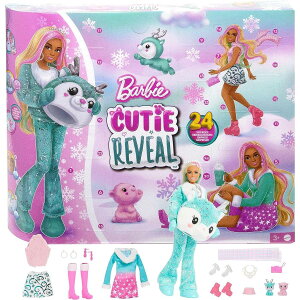 y|Cg3{4&5zo[r[ L[eB[ AhxgJ_[l` 25 m ANZT[ Barbie Cutie Reveal Advent Calendar NX}XJEg_E
