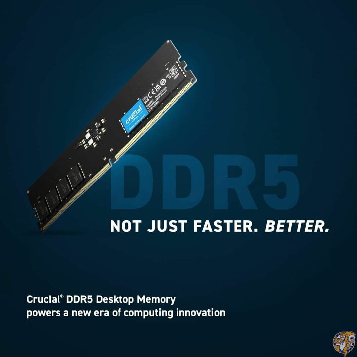 楽天市場】crucial デスクトップ用増設メモリ 64GB(32GBx2枚)DDR5 