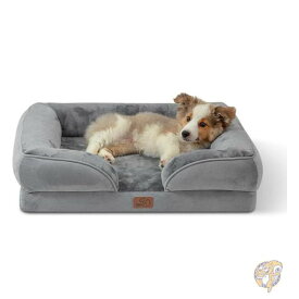 【20日最大4000円クーポン】中型犬用 ベッド 防水 犬用ソファベッド 洗えるカバー ドックソファ ペット用品 Bedsure ベシュア