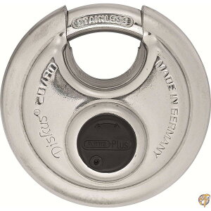 ySi555~N[|zMzABUS 20/80 Diskus Stainless Steel Padlock Keyed Different 141msAn