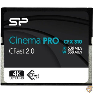 �y�N�[�|���z�M���zSilicon Power 128GB CFast2.0 CinemaPro CFX310 Memory Card, 3500X and up to 530MB/s Read, MLC, for Blackmagic URSA Mini, Canon XC10/1D X Mark II More