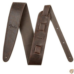 Fender Xgbv Artisan Crafted Leather Strap, 2.5" Brown
