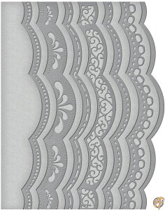 yN[|zMzSpellbinders Borderabilities Card Creator Dies-A2 Scalloped Borders 1 