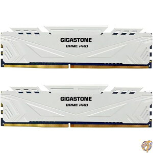 ySi555~N[|zMzy DDR4z Gigastone White Game Pro fXNgbvPCp DDR4 16GBx2 (32GB) DDR4-3200MHz PC4-25600 CL16 1.35V 288 Pin Unbuffered Non-ECC UDIMM Memory Module For Gaming Desktop
