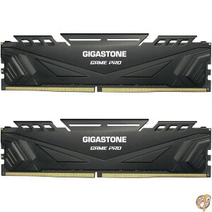 ySi555~N[|zMzy DDR4z Gigastone ubN Game Pro fXNgbvPCp DDR4 16GBx2 (32GB) DDR4-3200MHz PC4-25600 CL16 1.35V 288 Pin Unbuffered Non-ECC UDIMM Memory Module For Gaming Desktop