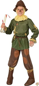 オズの魔法使い かかし 衣装 キッズ 子供用 ハロウィン コスチューム【Mサイズ】