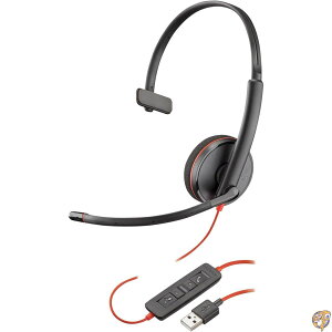 Plantronics Blackwire C3210 wbhZbg - m USB Type A Cڑ 20 Hz kHz I[o[wbh m X[vI[^ mCYLZO}CN