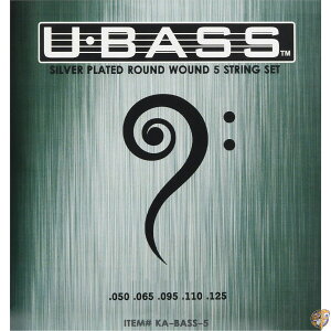 KALA J ENx[X(UEBASS) Silver Plated Round Wound 5 KA-BASS-5