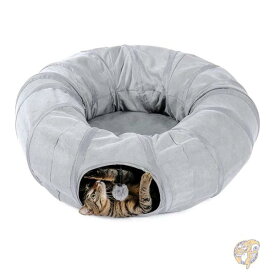 猫用ちゃもちゃ トンネルベッド のぞき穴付き ペット用品 PAWZ Road