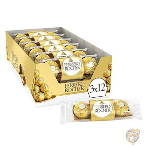 y1000~/555~N[|26ԁztF VF `R[g o^C ``R A`R 3 {bNX 12pbN FERRERO ROCHER 3PC BOX 12CT
