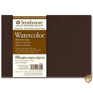 Strathmore Softcover Watercolor Journal 8"X5.5"-48 Pages (sAi) 