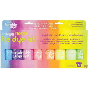 Tumble Dye Craft And Fabric Spray 2oz 8/Pkg-Neon Assorted Colors (sAi) 
