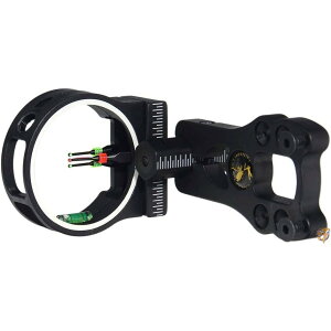 3 Pin Bow Sight - Fiber, Brass Pin, Aluminum Machined Right and Left Handed