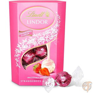 c Lindt h[ LINDOR Xgx[N[ `R[gStrawberries & Cream 200g   o^C z ``R Mtg NX}X CO sN C`S t