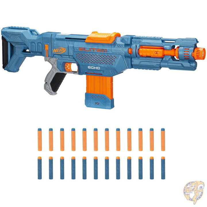楽天市場】ナーフ エリート2.0エコーCS-10ブラスター NERF 24公式 