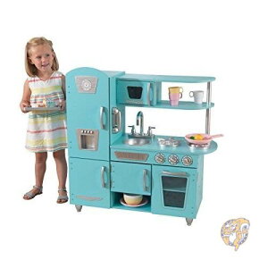 KidKraft キッドクラフト おままごと ビンテージ キッチン ブルー 送料無料