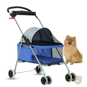 Lpxr[J[ WK[ ܂肽ݎgxLA 4 4 wheels folding pet stroller Dkeli