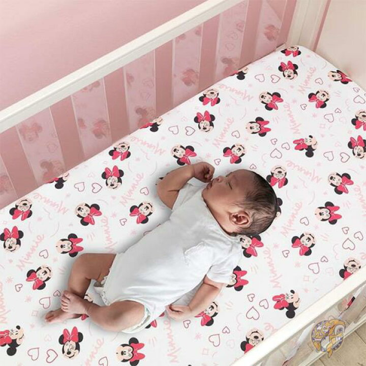 楽天市場】ディズニー ベビー ミニーマウス 子供用ベビーベッド 寝具 3 