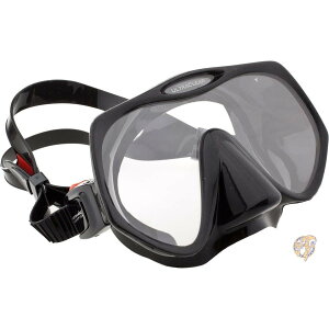 y300~N[|zMzAtomic Aquatics Frameless Mask for Scuba Diving and Snorkeling, Black, Standard Fit 141msAn 