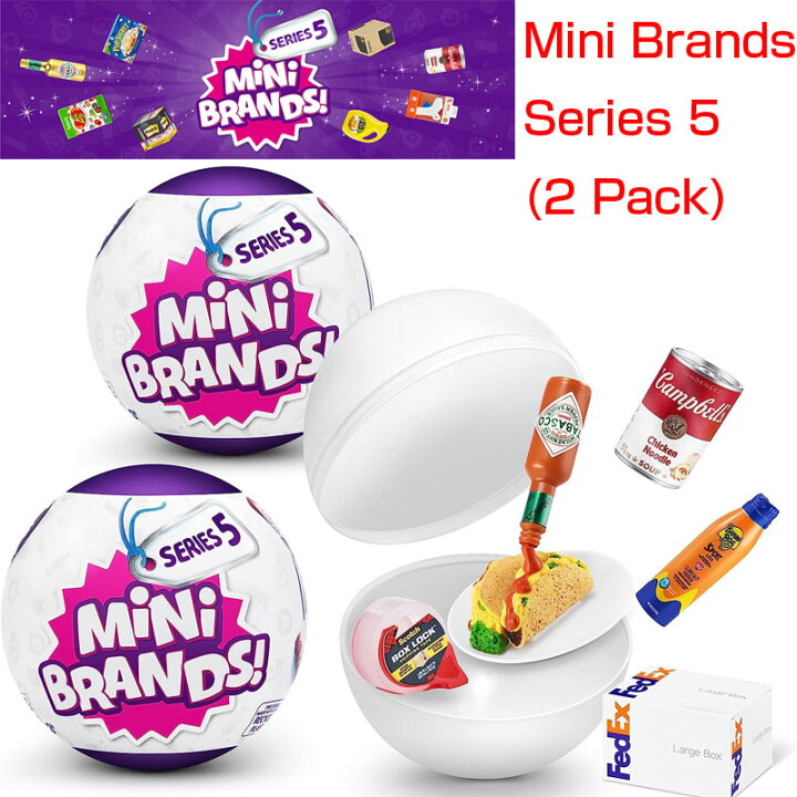 楽天市場】ミニブランズ シリーズ5 Mini Brands Series 5 (2 Pack 