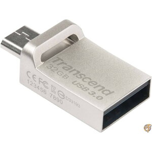 �y�ő�2000�~�N�[�|��15���zTranscend USB������ 32GB USB3.0 & micro USB 2.0 �X�}�[�g�t�H��&�^�u���b�g �Ή� �V���o�[