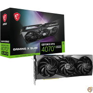【最大2000円クーポン】MSI GeForce RTX 4070Ti SUPER 16G GAMING X SLIM PCIe4.0 約3スロット厚・3ファ…