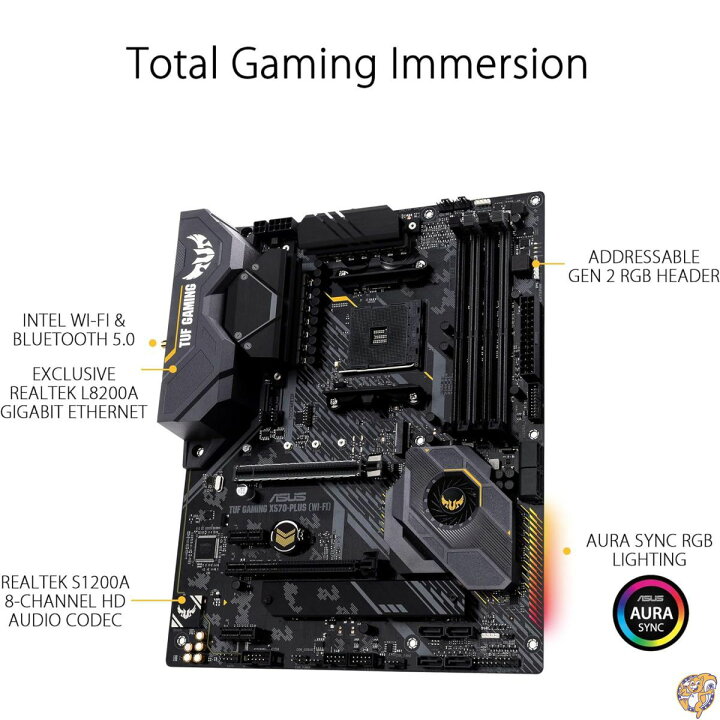 楽天市場】ASUS AMD X570 搭載 AM4 対応 マザーボード TUF GAMING X570 