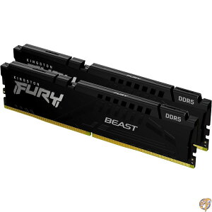 ySi555~N[|zMzLOXg Kingston FURY fXNgbvPCp DDR5 5600MT/b 32GB×2 Beast r[Xg CL40 KF556C40BBK2-64