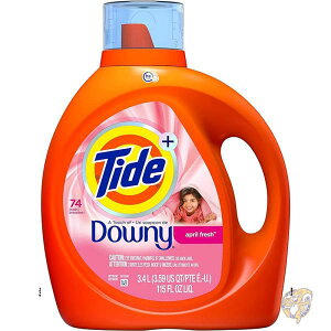 【1000円/555円クーポン配信中】タイド Tide ランドリー 洗濯洗剤 液体石鹸 タッチオブダウニー エイプリルフレッシュ 74 回分 3260g 30772026366